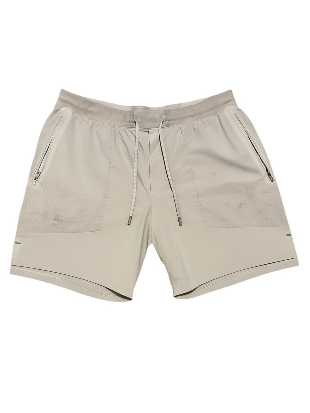 lululemon athletica light gray performance shorts
